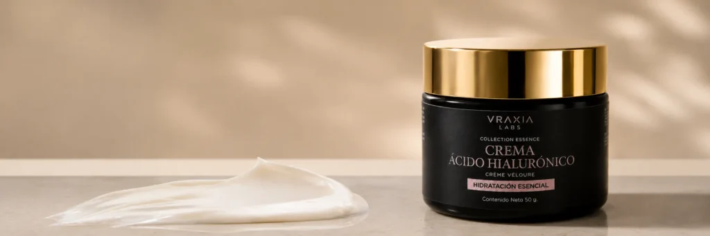 Crema facial nocturna Teint Nuvola de VRAXIA LABS en composición de ingredientes