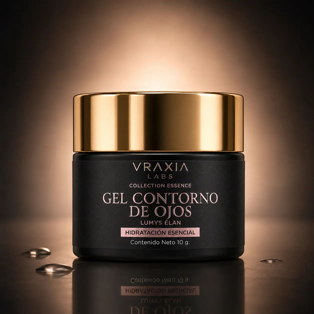 Gel Contorno de Ojos Lumys Élan de VRAXIA LABS en escena editorial