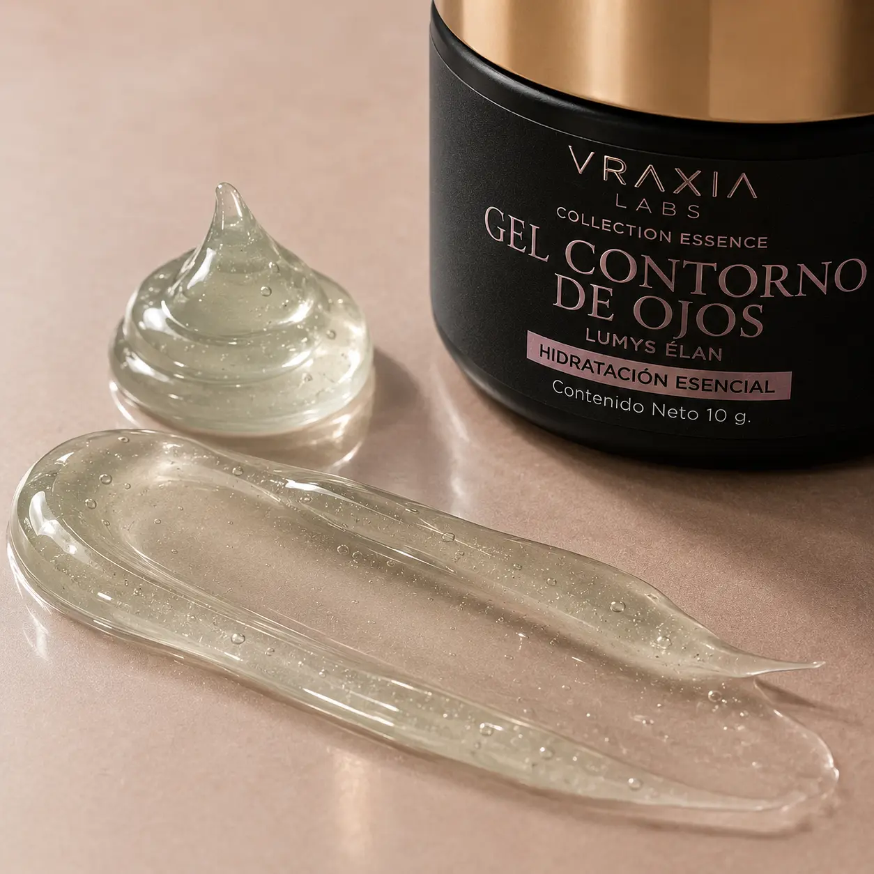 Textura gel ligera del Gel Contorno de Ojos Lumys Élan de VRAXIA LABS