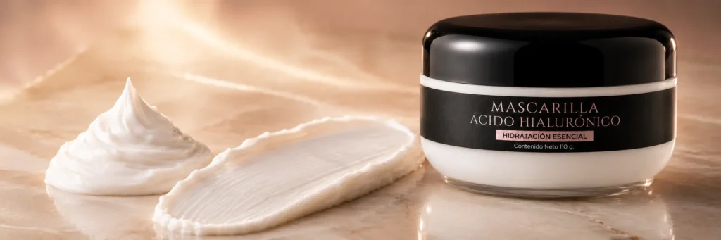 Mascarilla Ácido Hialurónico de VRAXIA LABS en composición de ingredientes