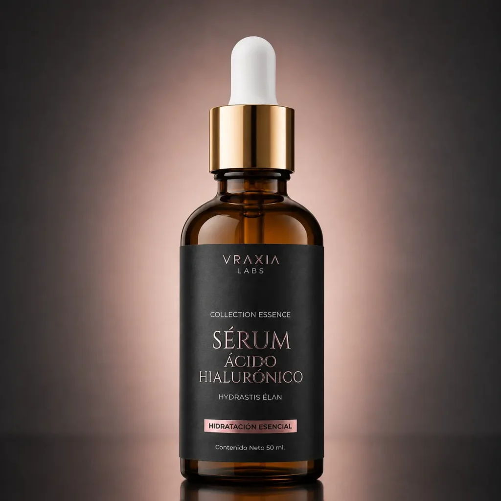 Sérum Ácido Hialurónico Hydrastis Élan de VRAXIA LABS en escena editorial