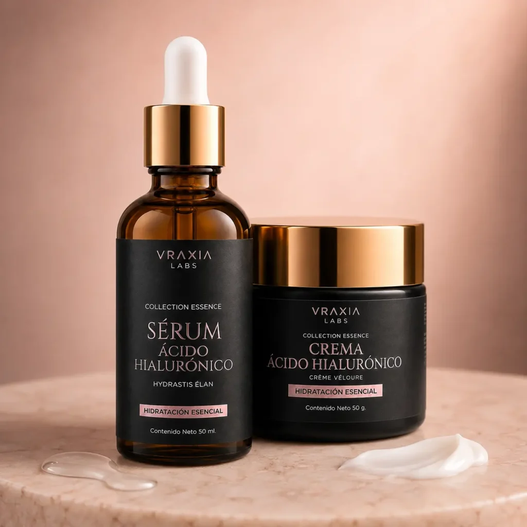 Sérum Ácido Hialurónico Hydrastis Élan y Crema Ácido Hialurónico Crème Véloure de VRAXIA LABS