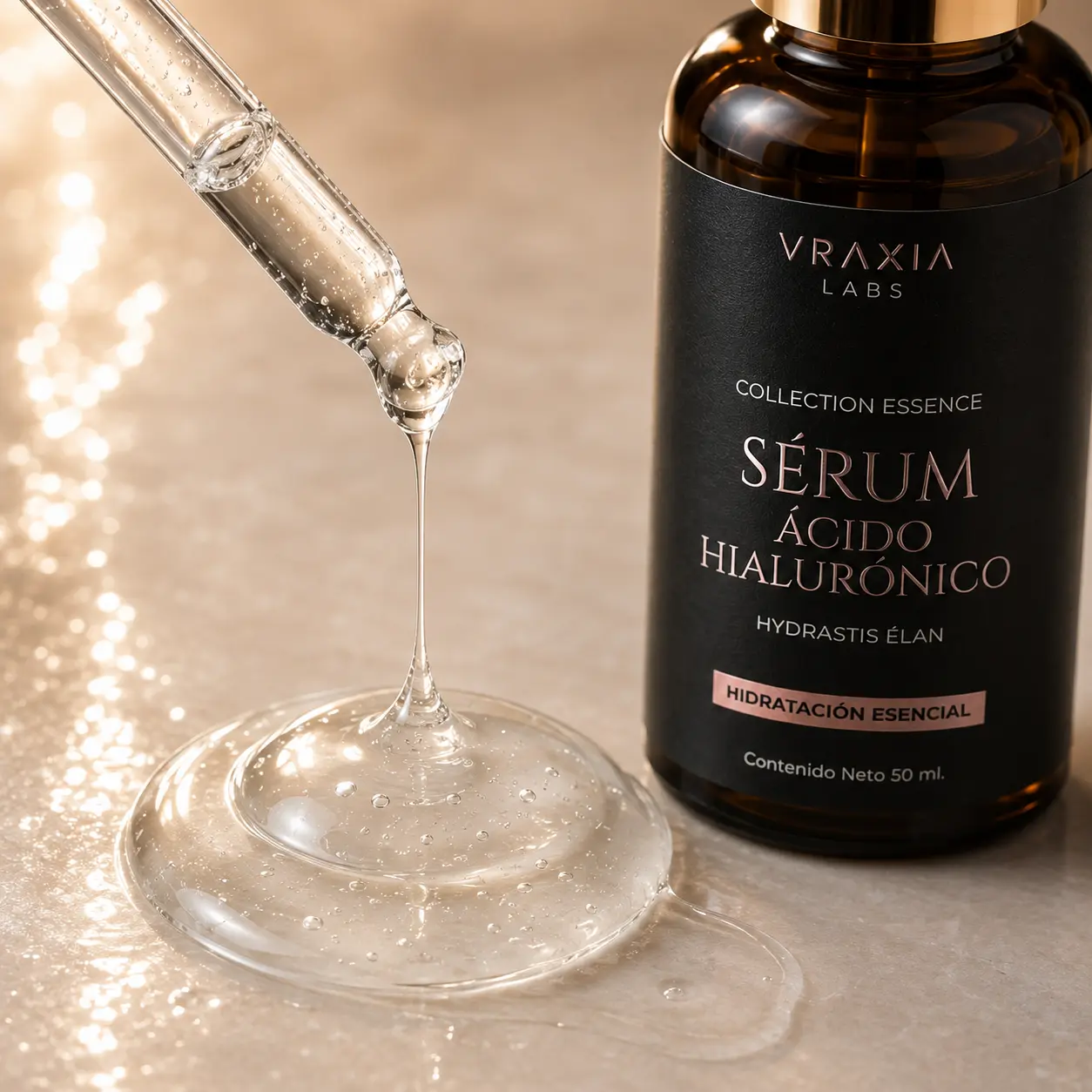 Textura del Sérum Ácido Hialurónico Hydrastis Élan de VRAXIA LABS