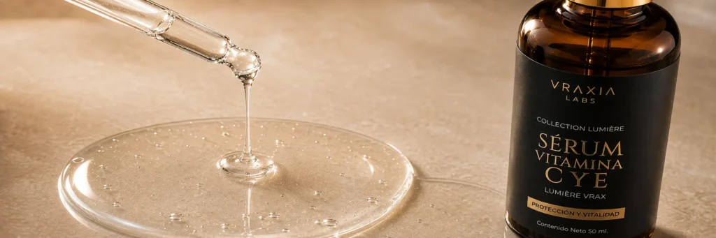 Sérum Vitamina C y E Lumière Vrax de VRAXIA LABS en composición de ingredientes