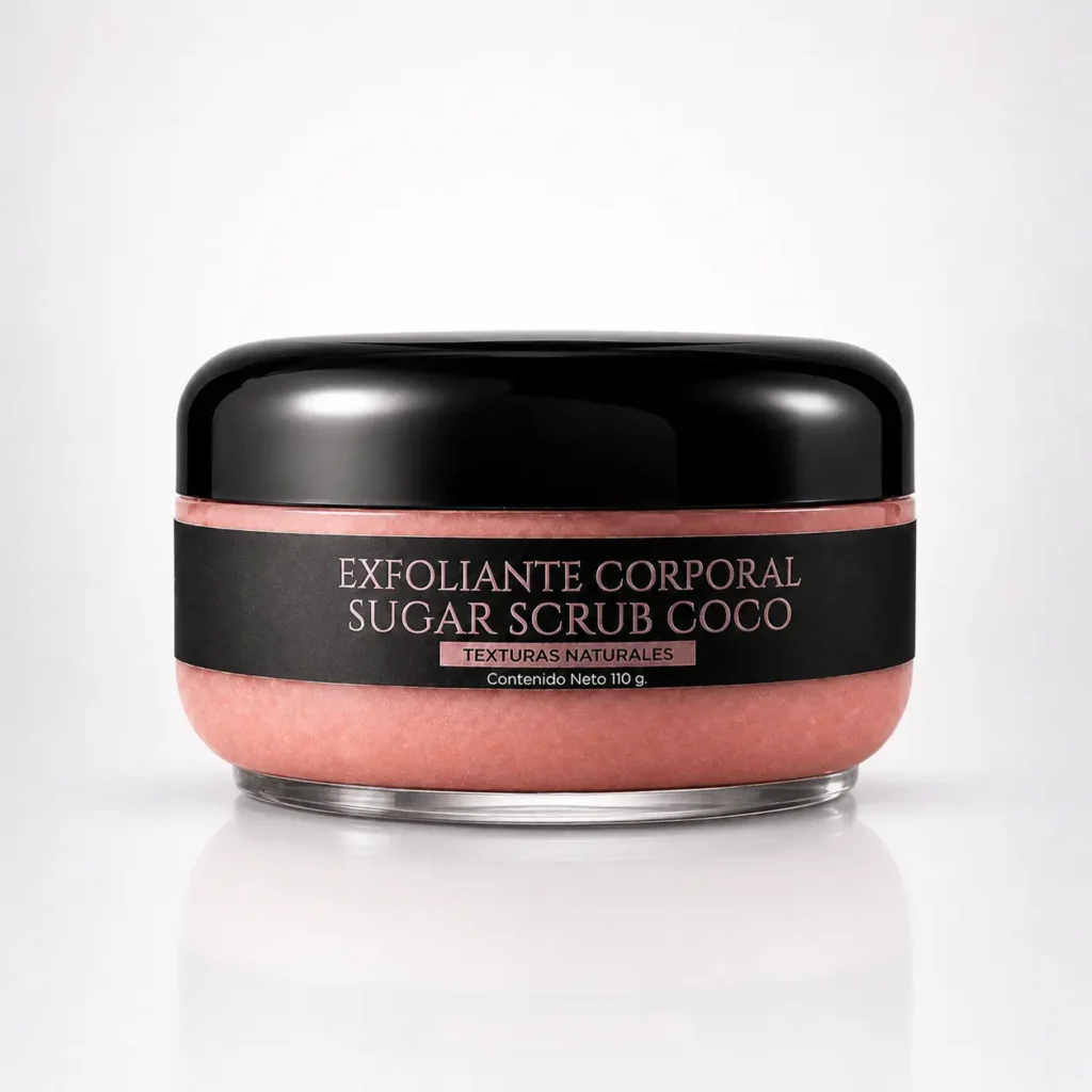 Exfoliante Corporal Sugar Scrub Coco de VRAXIA LABS, Collection Matière
